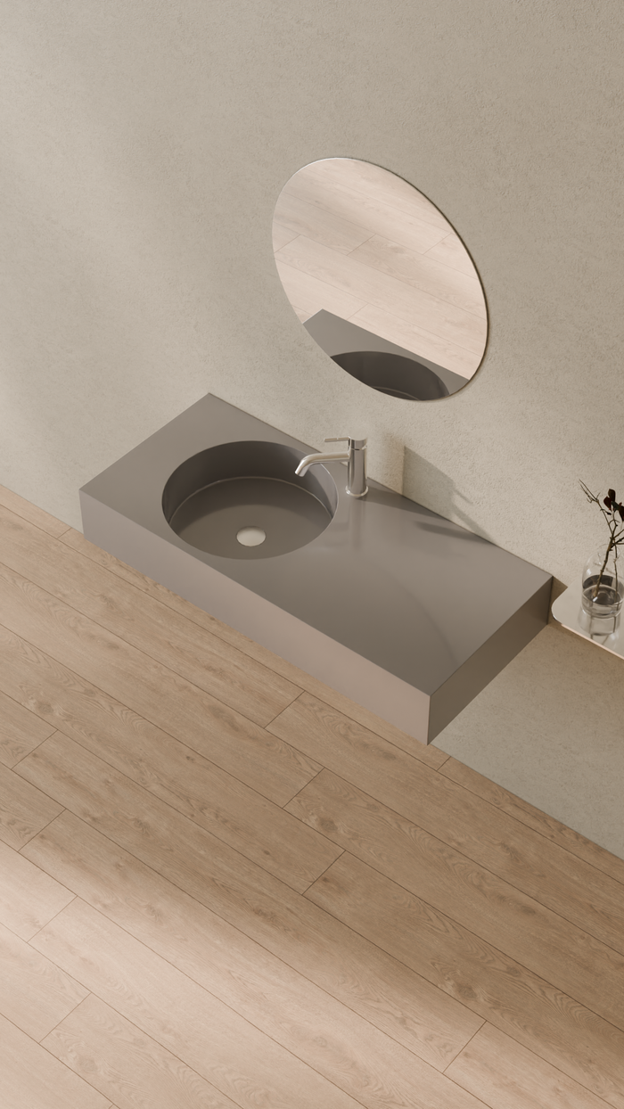 Badeloft details portrait 2026 | WT-02-A | Grey | Sink_Glossy_Grey__Camera_Angle_2.png