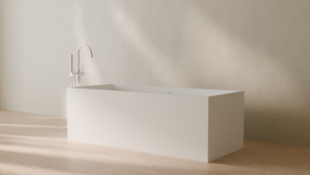 Badeloft render 2026 | BW-07 | White | Matte | angle 3 | 16x9