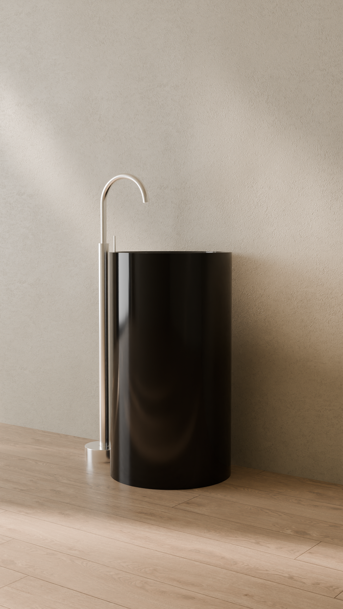 Badeloft details portrait 2026 | SB-03 | Black | Sink_Glossy_Black__Camera_Angle_3.png