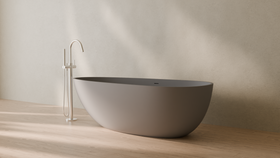 Badeloft render 2026 | BW-01-XL | Grey | Matte | angle 3 | 16x9