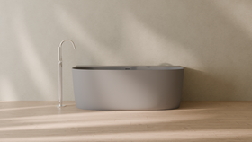 Badeloft render 2026 | BW-11 | Grey | Matte | angle 1 | 16x9
