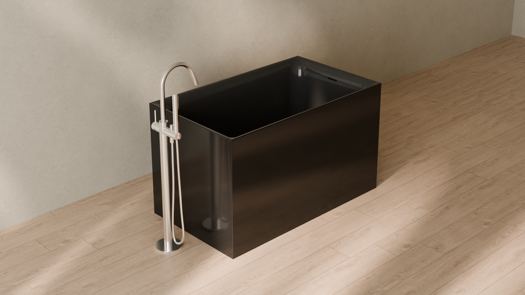 Badeloft render 2026 | BW-06-S | Black | Glossy | angle 4 | 16x9