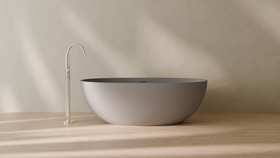 Badeloft render 2026 | BW-10-L | Grey | Matte | angle 1 | 16x9