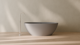 Badeloft render 2026 | BW-05-L | Grey | Matte | angle 1 | 16x9