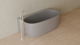 Badeloft render 2026 | BW-11 | Grey | Glossy | angle 4 | ver 2 | 16x9