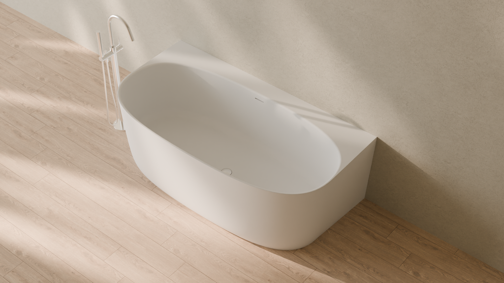 Badeloft render 2026 | BW-11 | White | Matte | angle 2 | 16x9