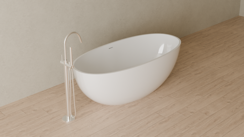 Badeloft render 2026 | BW-10-L | White | Glossy | angle 4 | ver 2 | 16x9