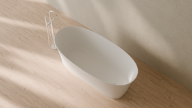 Badeloft render 2026 | BW-12 | White | Matte | angle 2 | 16x9
