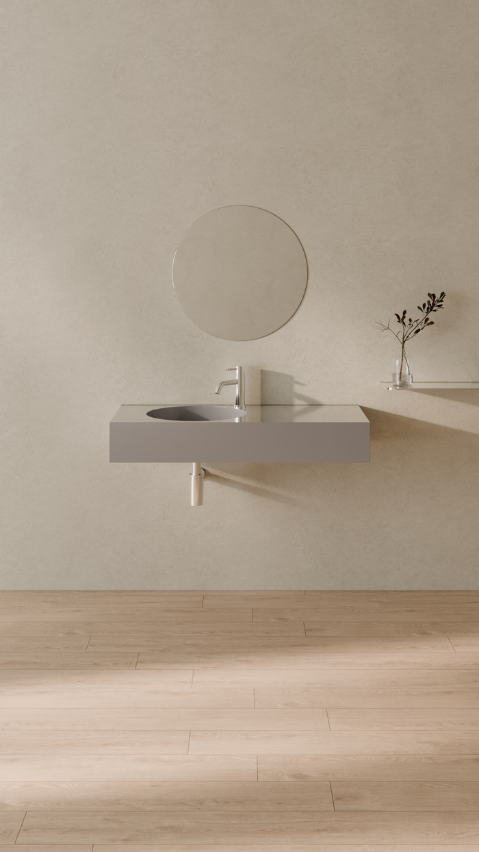 Badeloft details portrait 2026 | WT-02-A | Grey | Sink_Glossy_Grey__Camera_Angle_1.png
