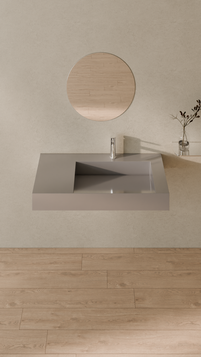 Badeloft details portrait 2026 | WT-04-B | Grey | Sink_Glossy_Grey__Camera_Angle_3.png