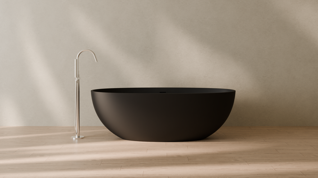 Badeloft render 2026 | BW-10-L | Black | Matte | angle 1 | 16x9