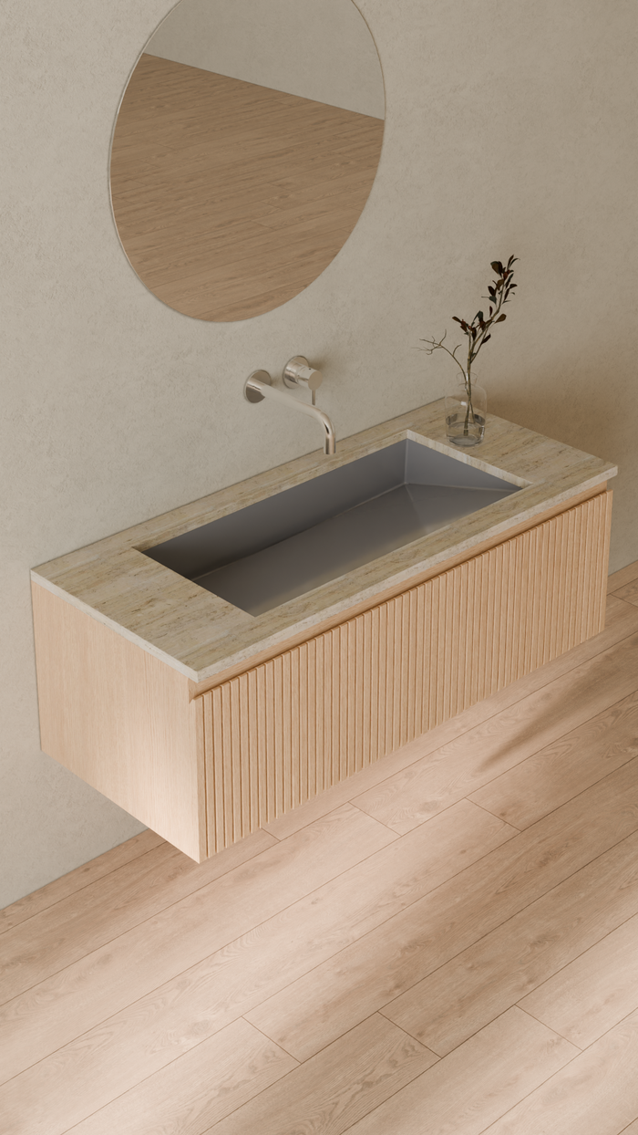 Badeloft details portrait 2026 | UB-04-32 | Grey | Sink_Glossy_Grey__Camera_Angle_4.png
