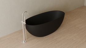 Badeloft render 2026 | BW-10-XL | Black | Matte | angle 4 | ver 2 | 16x9