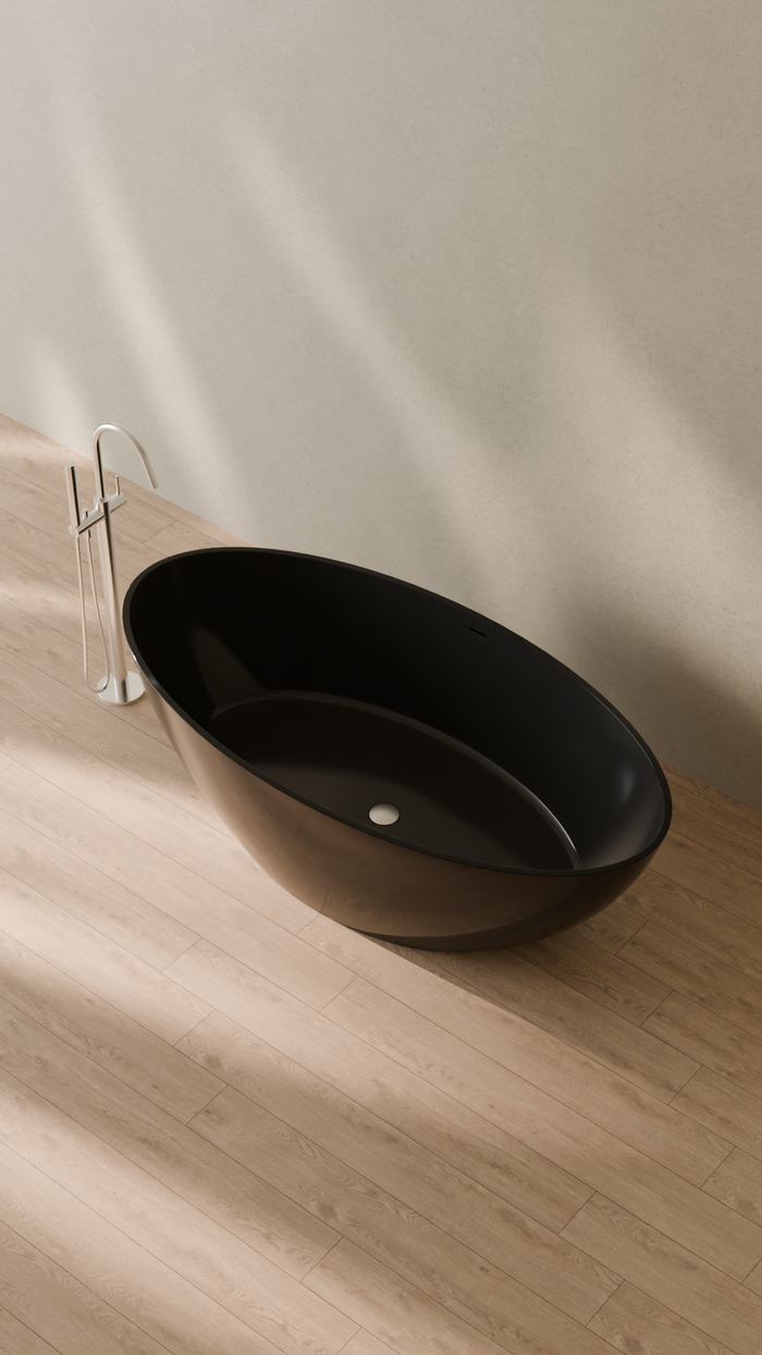 Badeloft details portrait 2026 | BW-05-XL | Black | Bathtub_Glossy_Black__Camera_Angle_2.png