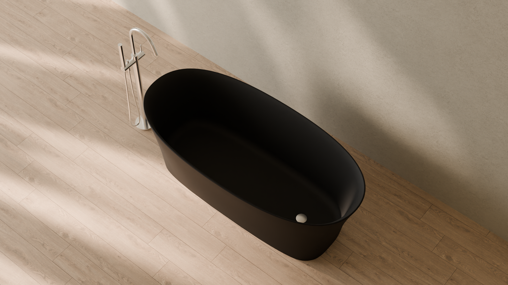 Badeloft render 2026 | BW-12 | Black | Matte | angle 2 | 16x9