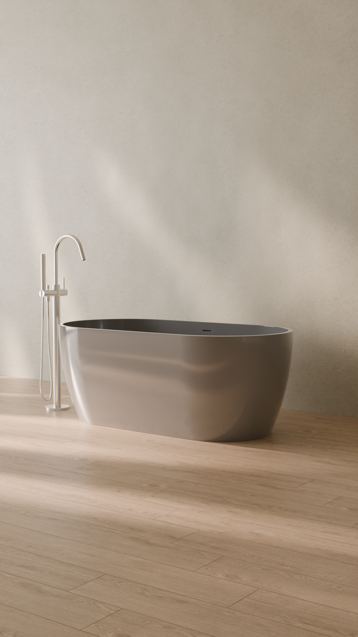 Badeloft details portrait 2026 | BW-02-S | Grey | Bathtub_Glossy_Grey__Camera_Angle_3.png