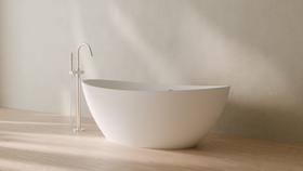 Badeloft render 2026 | BW-03-XL | White | Matte | angle 3 | 16x9