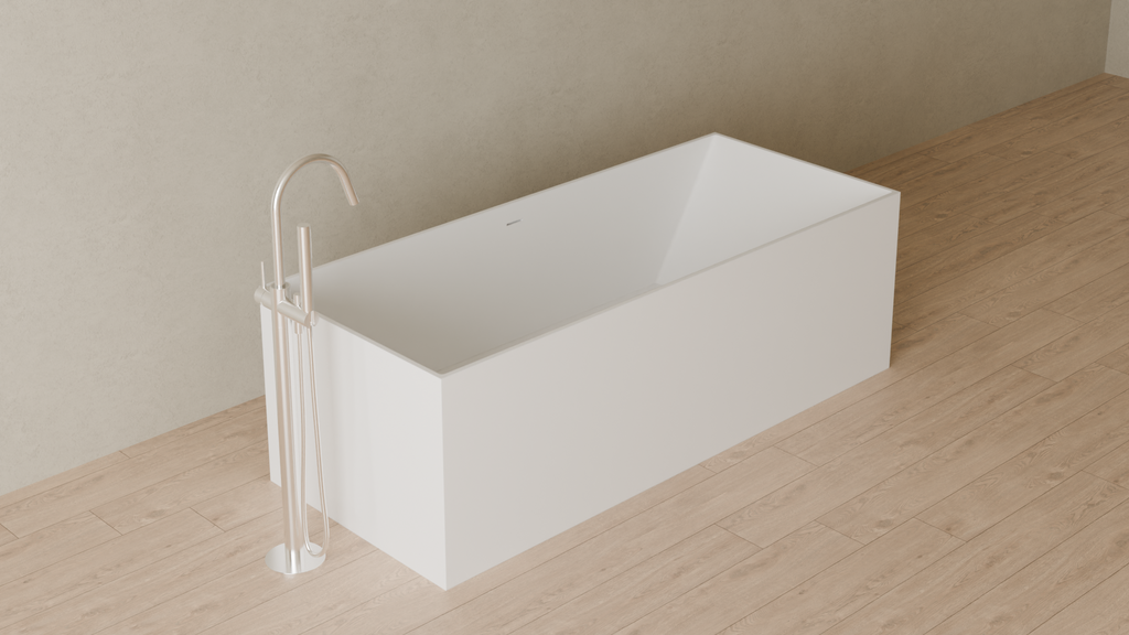 Badeloft render 2026 | BW-07 | White | Matte | angle 4 | ver 2 | 16x9