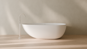 Badeloft render 2026 | BW-01-XXL | White | Matte | angle 1 | 16x9