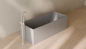 Badeloft render 2026 | BW-06-XL | Grey | Matte | angle 4 | 16x9
