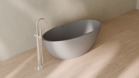 Badeloft render 2026 | BW-04-XL | Grey | Matte | angle 4 | 16x9