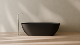Badeloft render 2026 | BW-02-XL | Black | Matte | angle 1 | 16x9