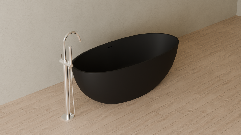 Badeloft render 2026 | BW-10-L | Black | Matte | angle 4 | ver 2 | 16x9