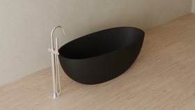 Badeloft render 2026 | BW-10-L | Black | Matte | angle 4 | ver 2 | 16x9