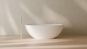 Badeloft render 2026 | BW-04-XL | White | Matte | angle 1 | 16x9