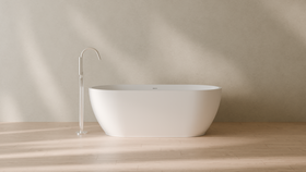 Badeloft render 2026 | BW-02-M | White | Matte | angle 1 | 16x9
