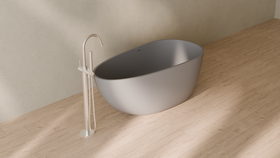 Badeloft render 2026 | BW-01-S | Grey | Matte | angle 4 | 16x9