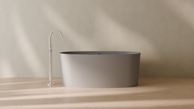Badeloft render 2026 | BW-08 | Grey | Matte | angle 1 | 16x9
