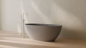 Badeloft render 2026 | BW-10-M | Grey | Matte | angle 3 | 16x9