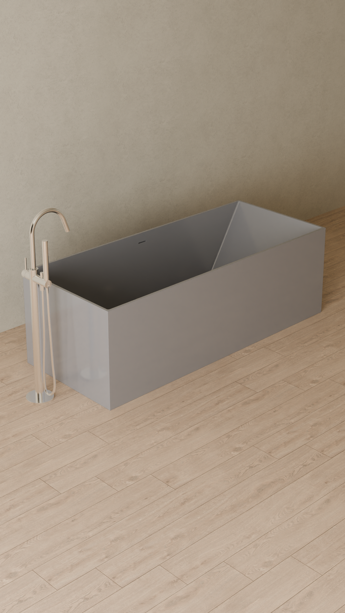 Badeloft details portrait 2026 | BW-07 | Grey | Bathtub_Glossy_Grey__Camera_Angle_4.png