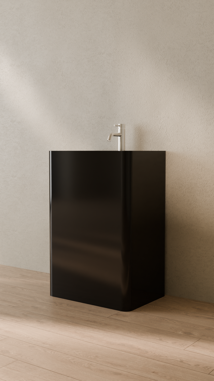 SUPERSEDED 2026-08-29 | Badeloft details portrait 2026 | SB-01-A | Black | Sink_Glossy_Black__Camera_Angle_3.png