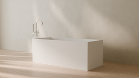 Badeloft render 2026 | BW-06-L | White | Matte | angle 3 | 16x9
