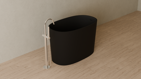 Badeloft render 2026 | BW-08-S | Black | Matte | angle 4 | 16x9