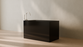 Badeloft render 2026 | BW-06-S | Black | Glossy | angle 3 | 16x9