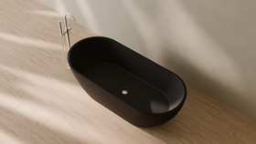 Badeloft render 2026 | BW-02-XL | Black | Matte | angle 2 | 16x9