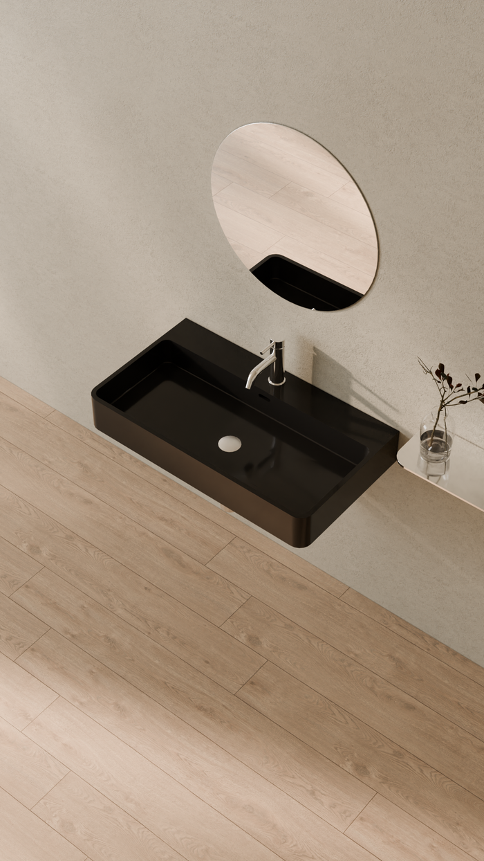 Badeloft details portrait 2026 | WT-01-L | Black | Sink_Glossy_Black__Camera_Angle_2.png