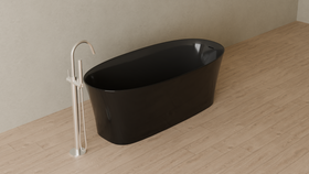 Badeloft render 2026 | BW-12 | Black | Glossy | angle 4 | ver 2 | 16x9