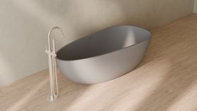 Badeloft render 2026 | BW-01-XL | Grey | Matte | angle 4 | 16x9
