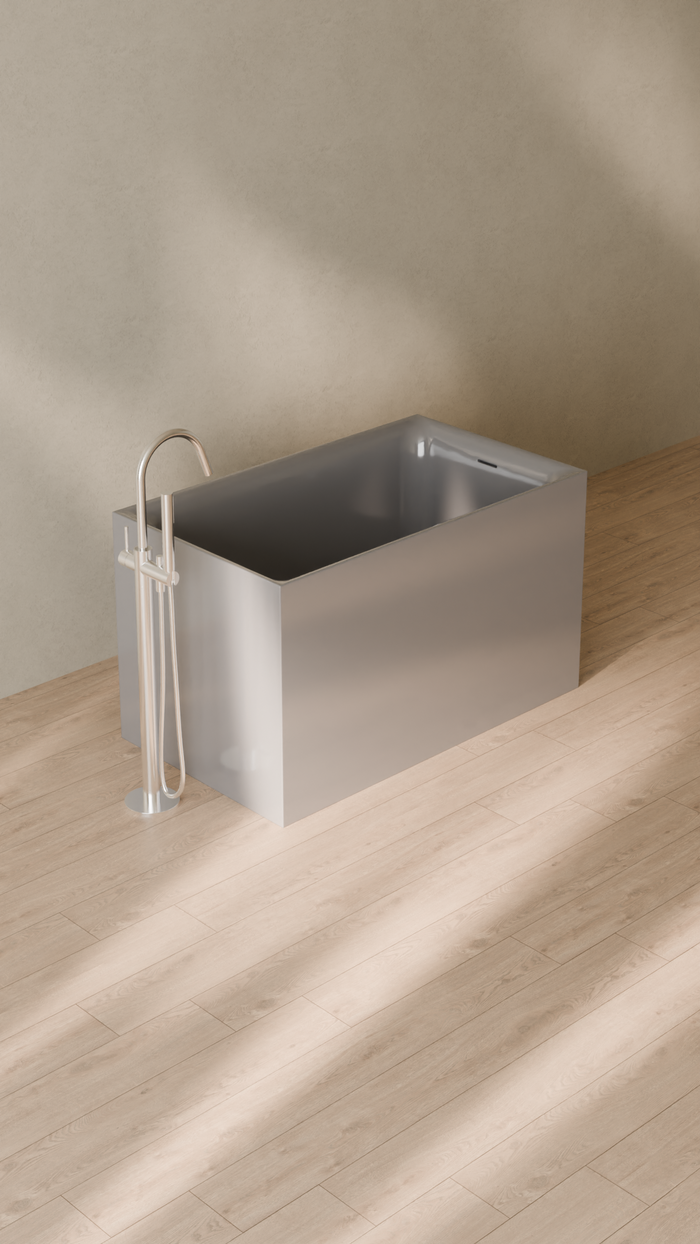 Badeloft details portrait 2026 | BW-06-S | Grey | Bathtub_Glossy_Grey__Camera_Angle_4.png