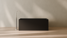 Badeloft render 2026 | BW-06-L | Black | Matte | angle 1 | 16x9