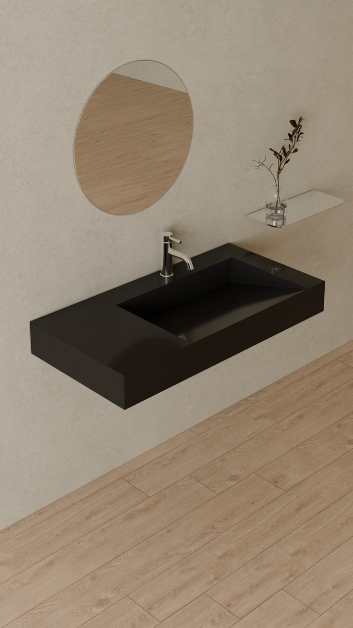 Badeloft details portrait 2026 | WT-04-B | Black | Sink_Glossy_Black__Camera_Angle_4.png