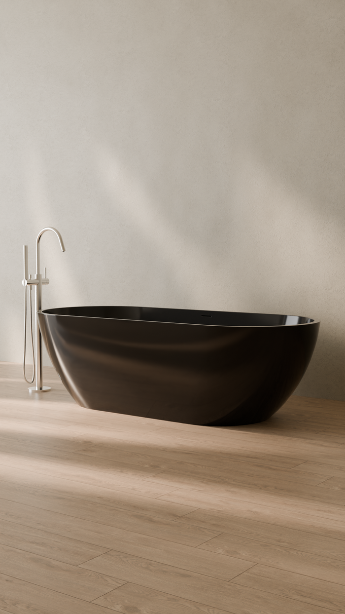 Badeloft details portrait 2026 | BW-02-XL | Black | Bathtub_Glossy_Black__Camera_Angle_3.png