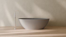 Badeloft render 2026 | BW-05-XL | Grey | Matte | angle 1 | 16x9