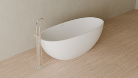 Badeloft render 2026 | BW-10-XL | White | Matte | angle 4 | 16x9