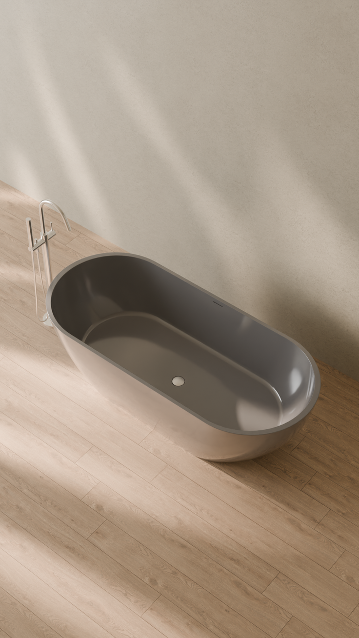 Badeloft details portrait 2026 | BW-02-XL | Grey | Bathtub_Glossy_Grey__Camera_Angle_2.png