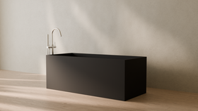 Badeloft render 2026 | BW-06-L | Black | Matte | angle 3 | 16x9